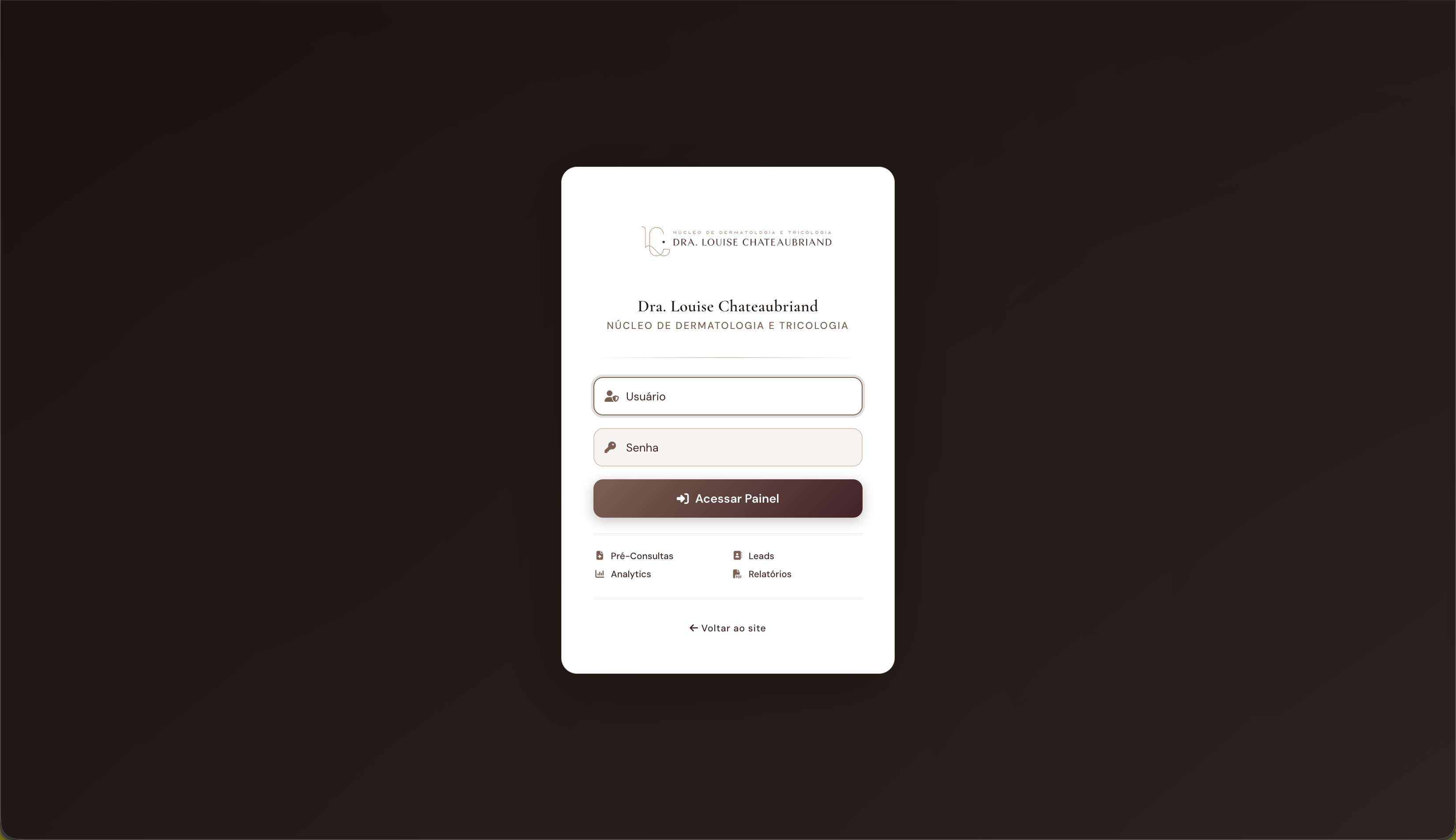 Painel Administrativo